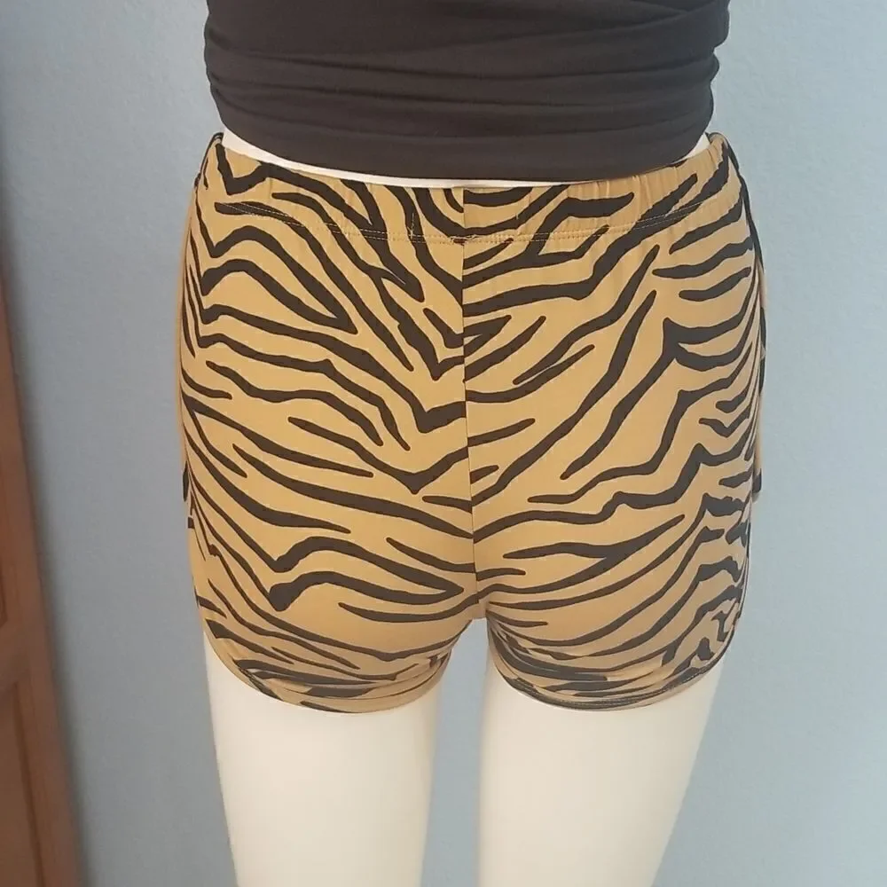 Heart & Hips Tiger Stripe Shorts